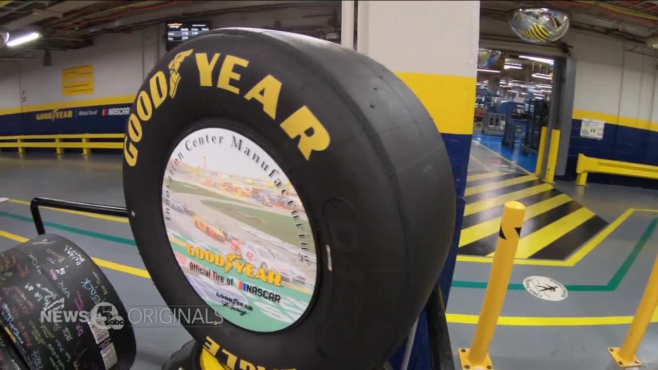 Buckeye Built: Akron's Goodyear Tire & Rubber Co. hand-built tires keep NASCAR rolling for 65 years