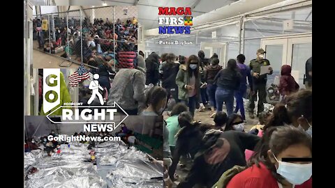 Photos of crowded migrant holding center in Texas released by Democratic congressman