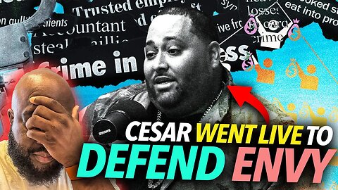 Cesar Pina Says "Me and DJ Envy Were In Business Together" On Instagram Live After Posting Bail 🥴