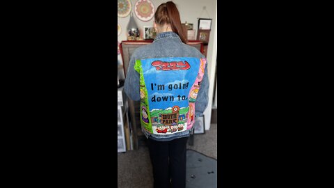 South Park Theme Hand Painted Jacket