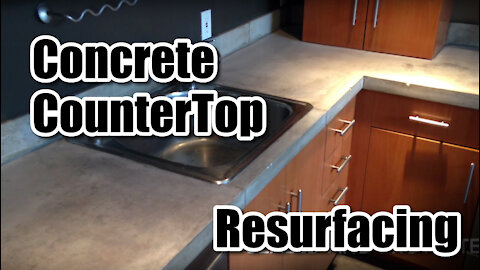 Concrete Countertop Resurfacing