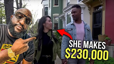 Black Man Happily Goes Half With Asian Woman Making $230,000 a Year Selling Ice Cream, Passport Bro?