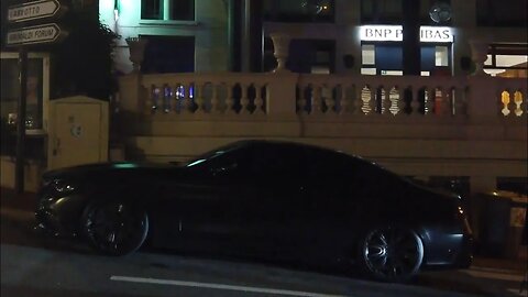 Brutal Brabus 700 Mercedes S63 Coupe Matte Black "Malik" at Riviera Hard to see but MEAN! [4k 60p]