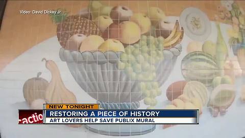 Lakeland art lovers save historic Publix mural