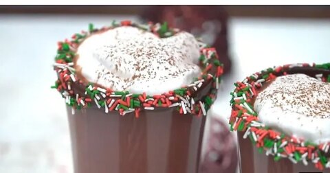 Red Velvet hot chocolate recipe video