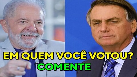 LULA GANHOU A ELEIÇÃO NO PRIMEIRO TURNO - Eleições 2022