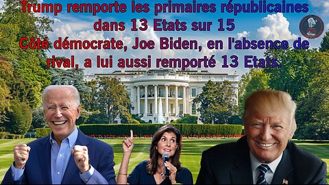 Nouvelles en route! Nikki Haley, lessivée, quitte! Trump vs Biden; la Grande-Bretagne vs la Russie