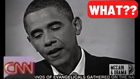 OBAMA Define "MARRIAGE" For Him As a CHRISTIAN On CNN.