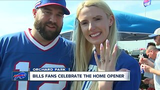 She said yes: Bills fans get engaged at home opener