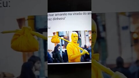 Usando amarelo na virada