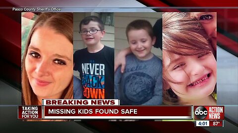 Missing kids found in Pinellas County