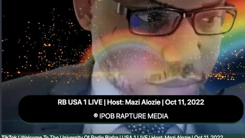 Welcome To The University Of Radio Biafra | USA 1 LIVE | Host: Mazi Alozie | Oct 11, 2022