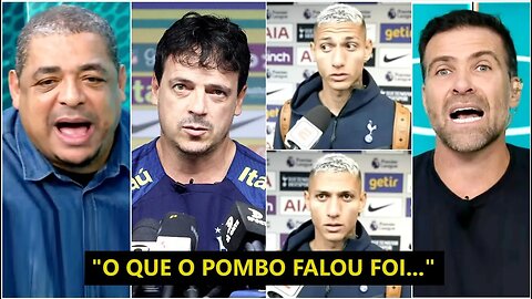 "QUÊ??? CÊ TÁ LOUCO! SÓ FALTAVA AGORA o Richarlison FALAR que o Diniz..." Vampeta DISPARA a Pilhado!