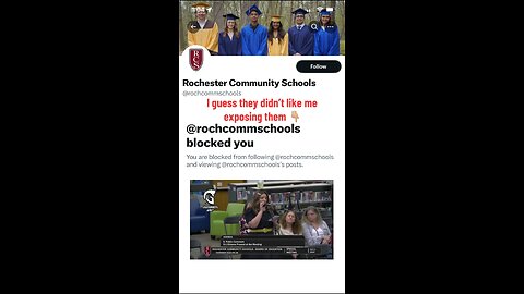 Here is The Video That Caused Rochester Community Schools in Michigan to Block me