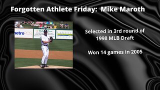 Forgotten Athlete Friday #144: Mike Maroth