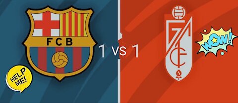 highlights of the match between Barcelona VS Granada today 1-1 with high quality