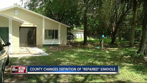 Sinkhole repair classification worries owners