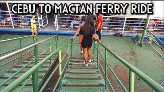 [4K CEBU🇵🇭] CEBU TO MACTAN Ferry Ride | PHILIPPINES | Virtual Tour | Munky Explores