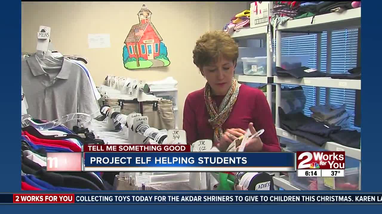 Project Elf helping students at Tulsa Public Schools