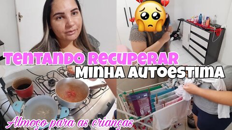 FIZ ALMOÇO PARA AS CRIANÇAS || CUIDANDO UM POUCO DE MIM