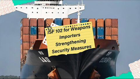 Importing Military Equipment? Here's Why ISF 10+2 is Crucial