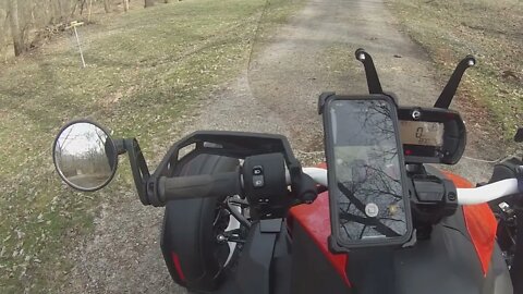 2022 Canam Ryker Rally 2nd ride, Bit of off-road, Cold weather riding