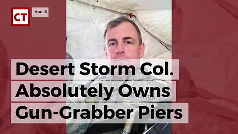 Desert Storm Col. Absolutely Owns Gun-Grabber Piers Morgan in Front of Whole World