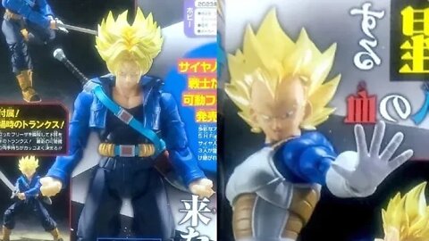 S.H.FIGUARTS FUTURE TRUNKS (THE BOY FROM THE FUTURE) & VEGETA (AWAKENED SUPER SAIYAN BLOOD)