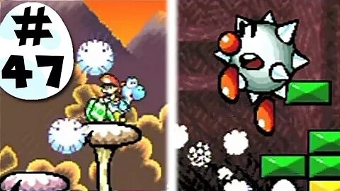 Yoshi's Island 100% Re-Walkthrough Part 47: Careful Of Wavy Footing & Tap-Tap The Bowser Copy's Cave