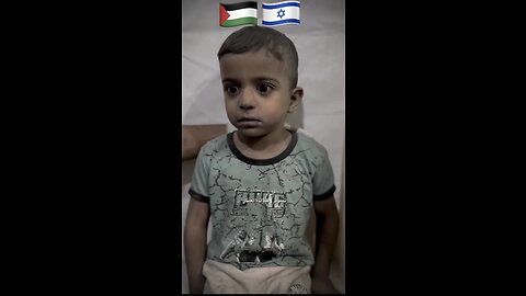 Child terrified after Israeli racist colonization bombs his home