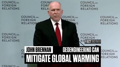 John Brennan - Geoengineering can mitigate global warming