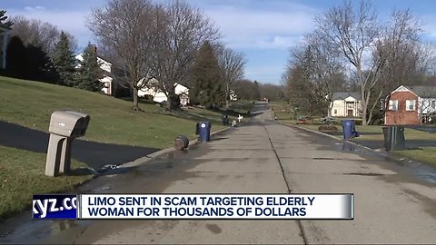 Police believe limo was sent to metro Detroit woman in attempt to scam more money out of her