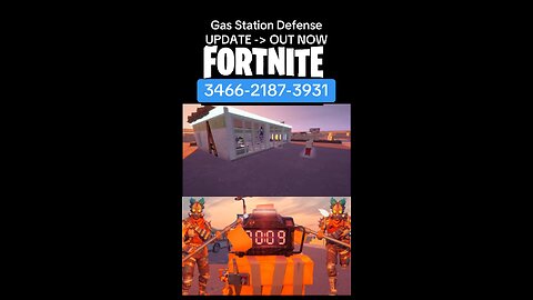 Gas Station Defense Update OUT NOW -> 3466-2187-3931 #fortnite #gaming