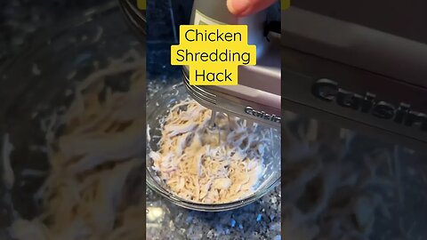 FOOD SHORTS! #shredding #chicken #food #prep #hack #Shorts #happy #ThinkPositiveBeHappy #LikeShareFollowMessage