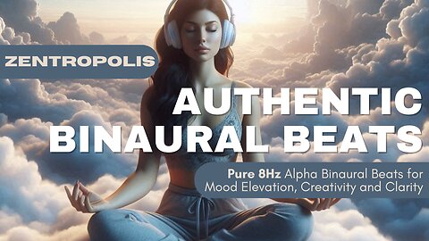 Authentic Binaural Beats 8Hz Mood Elevation, Creativity, and Clarity Pure 8Hz Alpha Binaural Beats