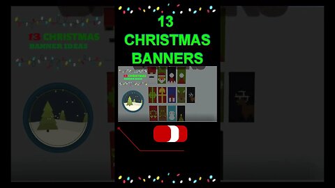 Minecraft: 13 Christmas Banners