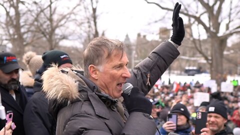 Randy Hillier and Maxime Bernier Worldwide Freedom Rally, Toronto, Canada 01/22/22