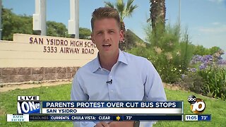 Parents protest busing situation on first day of school in San Ysidro