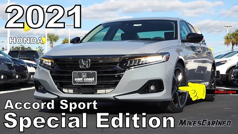 2021 Honda Accord Sport Special Edition - Ultimate In-Depth Look in 4K