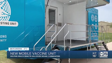 Mobile vaccine clinic targets Gila River Indian Community