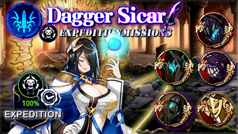 Epic Seven [Android] - Dagger Sicar / 100% Expedition Missions (Normal & Hard)