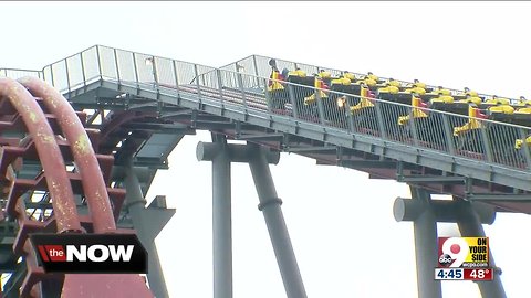 Last flight of Firehawk at Kings Island