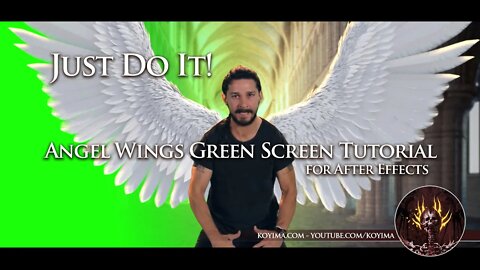 How to make Angel Wings Green Screen Tutorial with Shia