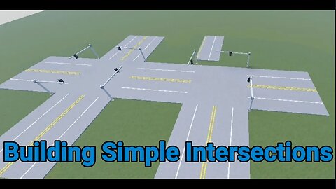 Simple Intersection Tutorial in Roblox Studio