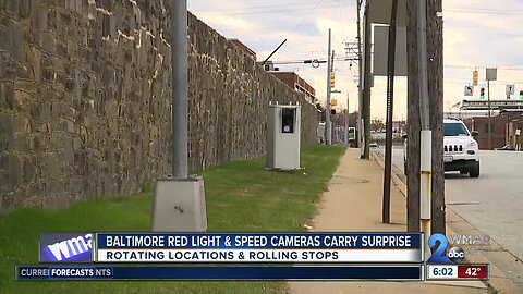 Baltimore red light and speed cameras carry surprise