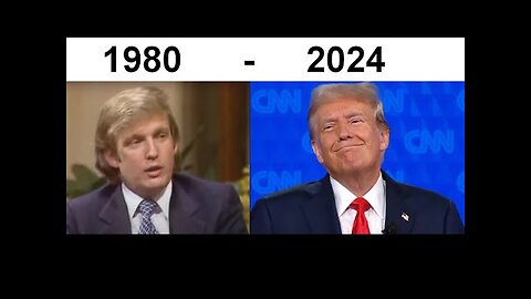 Donald Trump - Clip From Every Year From 1980 to 2024