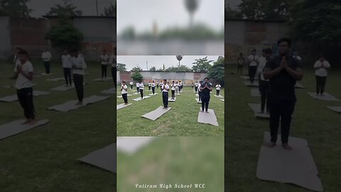 Yoga Day Celebration_School Students_PHS NCC_#ncc #armystatus #army #yogapractice