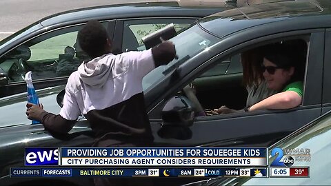 Baltimore considers requiring some city contracts provide jobs for 'squeegee kids' to win bids