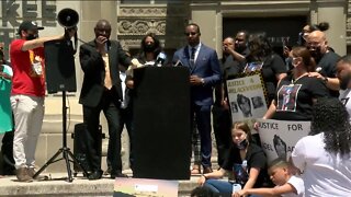 Protesters gather as MPD Officer Michael Mattioli makes first court appearance in Joel Acevedo's death