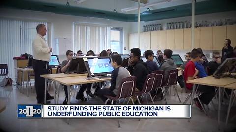 Study finds Michigan schools are underfunded